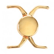 Cymbal ™ DQ metall Magnetverschluss Kissamos für Delica 11/0 Perlen - Gold